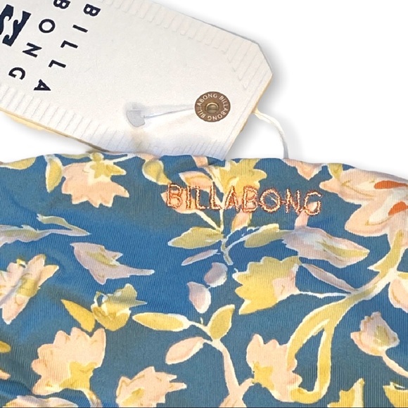 🆕 Billabong | Wave Gypsy, Surf Blue Floral Bikini Bottoms. - Picture 6 of 9